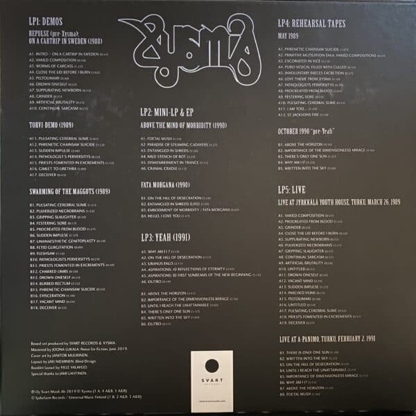 Xysma – Repulsive Morbidity - A Boxful Of Foetal Mush 1988-1991 - Image 2