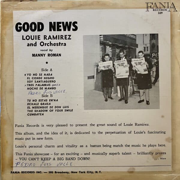 Louie Ramirez And Orchestra – Good News - Image 2