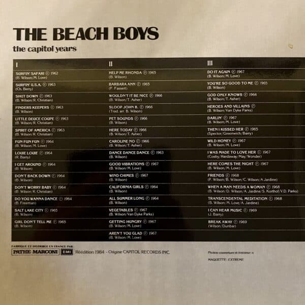 The Beach Boys – The Capitol Years - Image 2