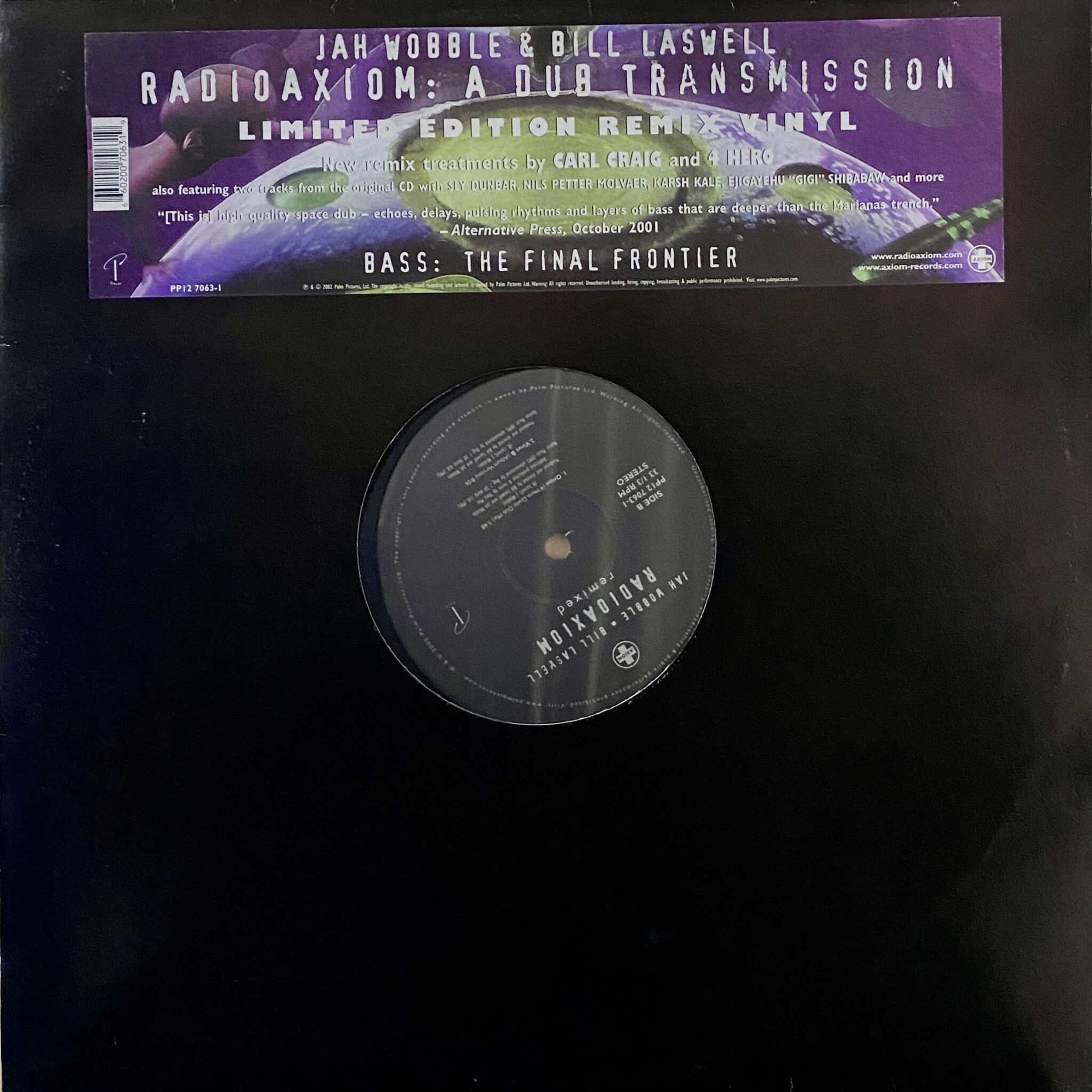 Jah Wobble & Bill Laswell – Radioaxiom Remixed MAXI