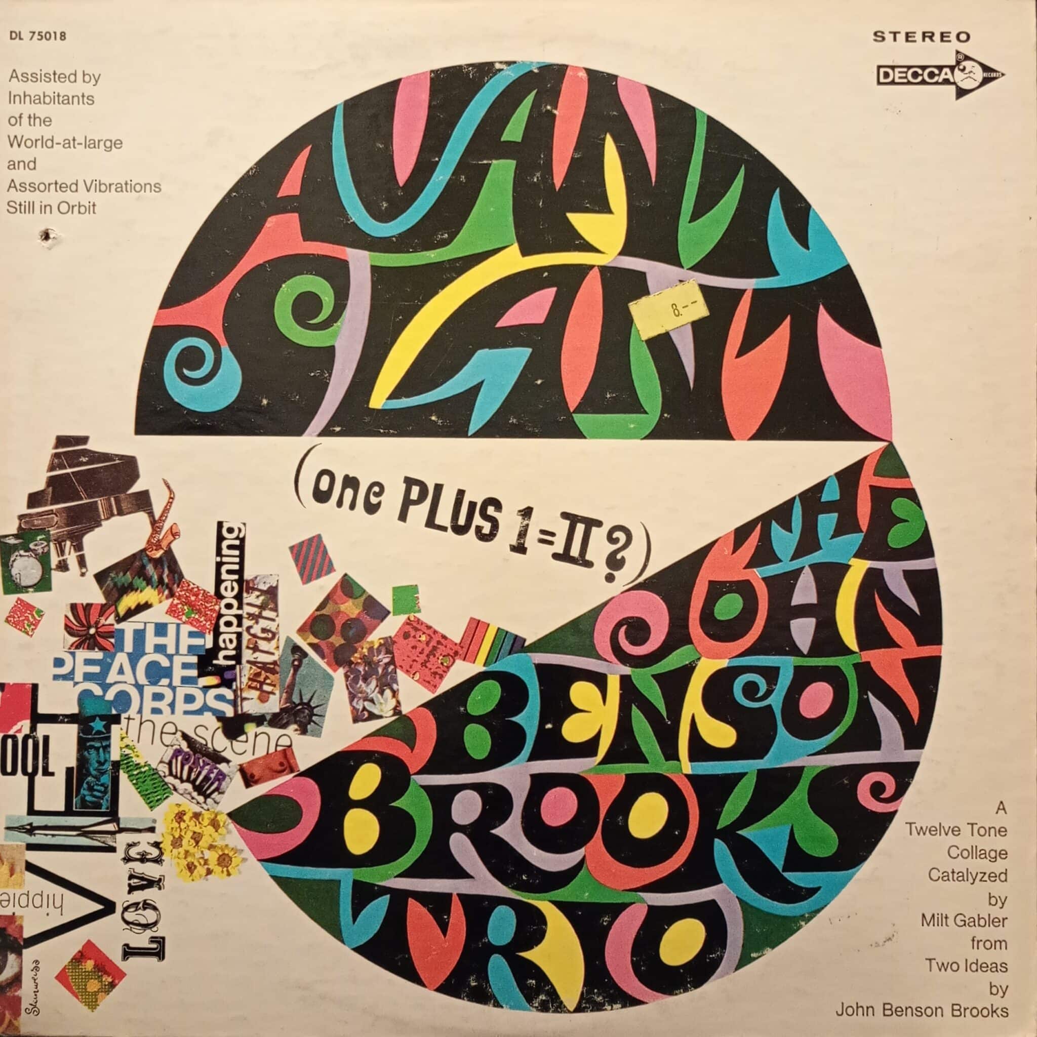John Benson Brooks Trio – Avant Slant (One Plus 1 = II)