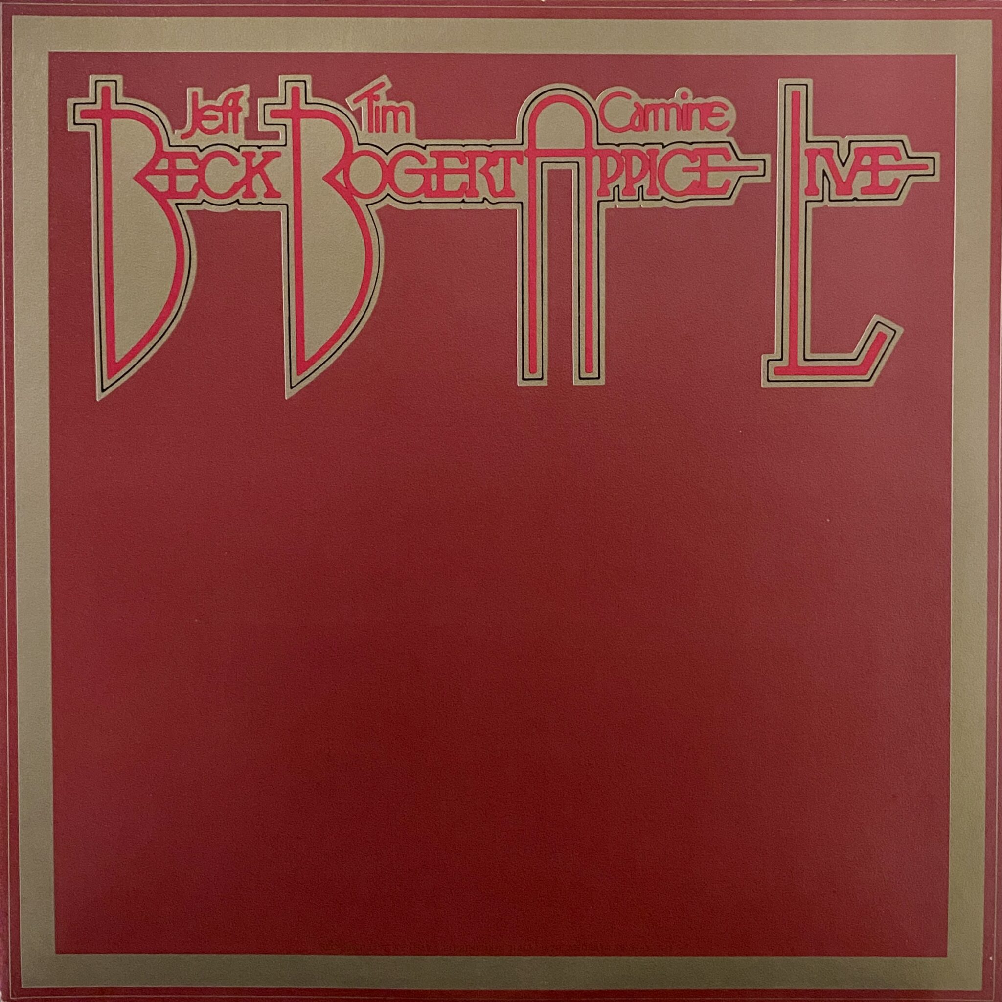 Beck, Bogert & Appice – Beck, Bogert & Appice Live