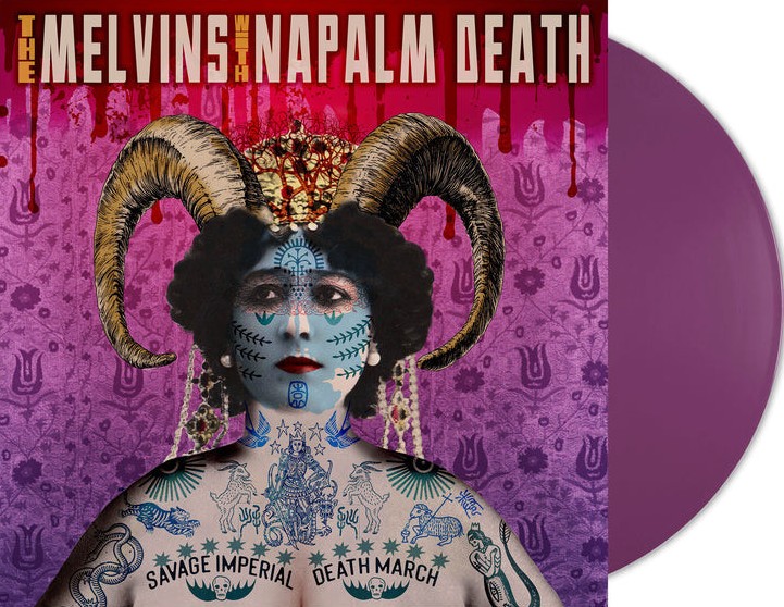 Melvins / Napalm Death – Savage Imperial Death March (Ltd Orchid vinyl) - Image 2