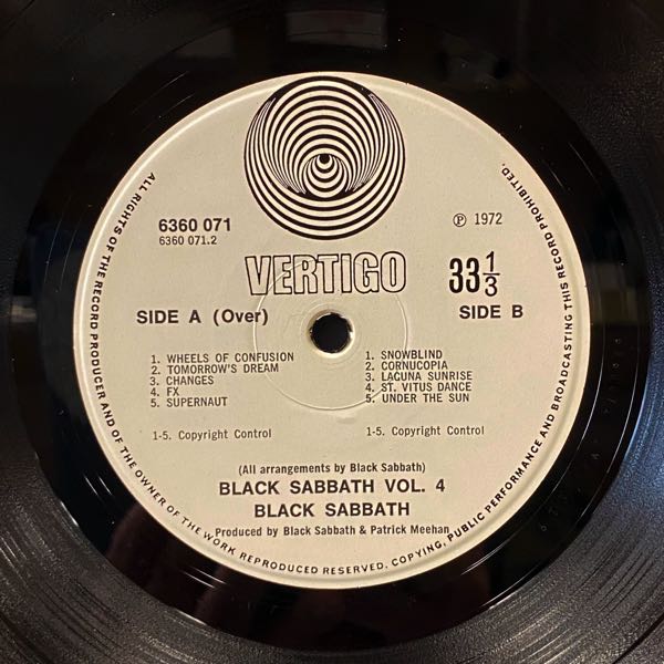 Black Sabbath – Black Sabbath Vol 4 - Image 2
