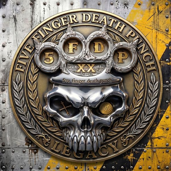 Ilmestyy 18.9.2026 / Five Finger Death Punch – Legacy (amber wave vinyl /w poster)